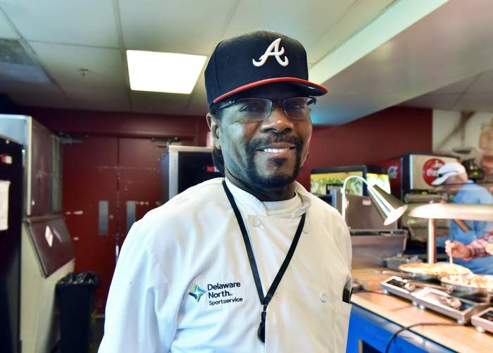 Kennedy Dorsey in the Media Center dining room.