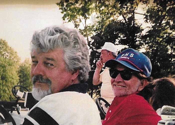 Echo and John’s father was Nashville songwriter, producer and publisher Bob Montgomery, pictured here with Willie Nelson. Contributed photo