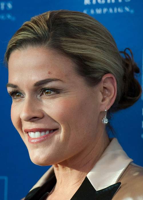 Cat Cora arrives at the Human Rights Campaign Los Angeles Gala Dinner