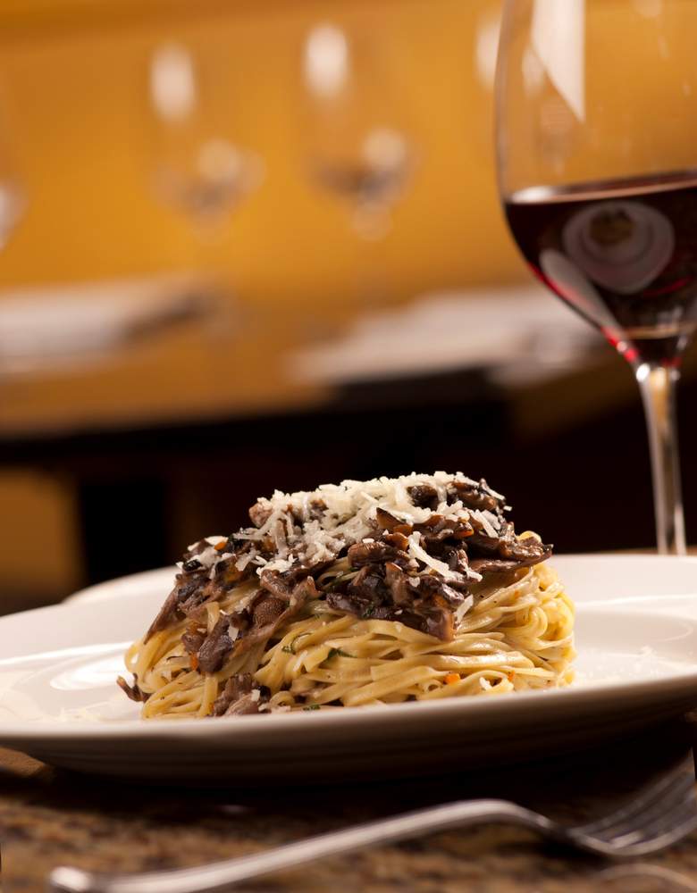 A standout on the La Tavola menu is tagliolini with mushroom ragu and Pecorino Romano shavings. Contributed by Fifth Group Restaurants
