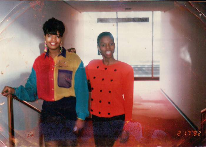 Dorsey (left) was in high school when she found the courage to change her life. Contributed photo