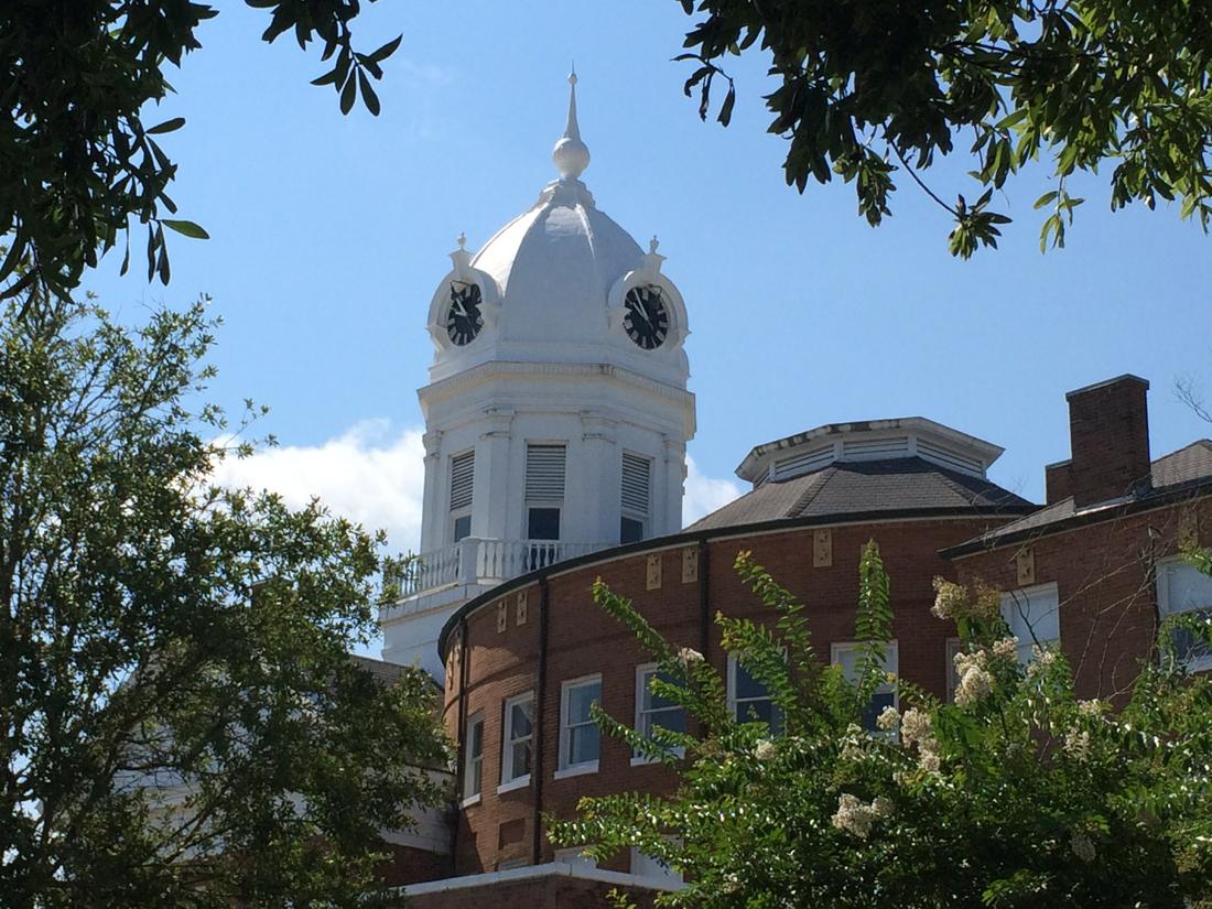 The interior of the historic Monroe County courthouse was reproduced on a Hollywood set for the climactic courtroom scene in "To Kill a Mockingbird." The real version, in Monroeville, was to be torn down for a parking lot, until a group of citizens secretly had it listed on the National Register of Historic Places. Photo: Bo Emerson