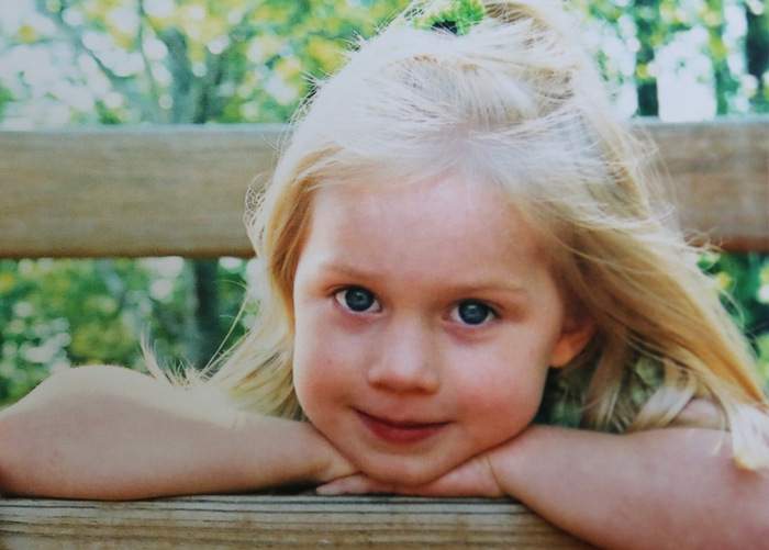 Emma at age 4. Family photo