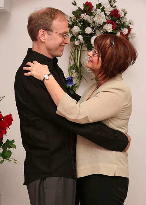Laurie and Rob married at a wedding chapel in Las Vegas in 2006. Contributed photo
