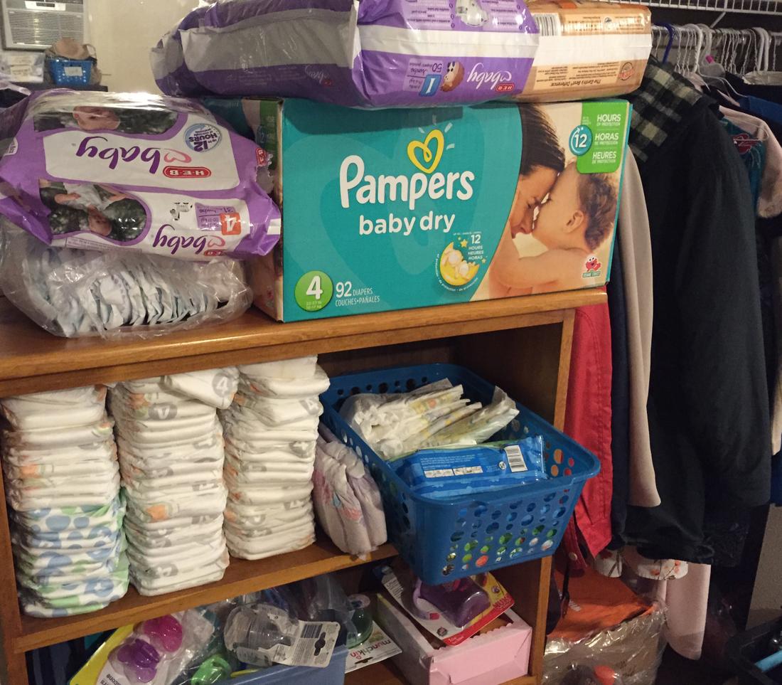 The Interfaith Welcome Coalition keeps a storage room full of donated goods for women and children released from immigration detention centers in South Texas.Photo by: Jeremy Redmon\/jredmon@ajc.com