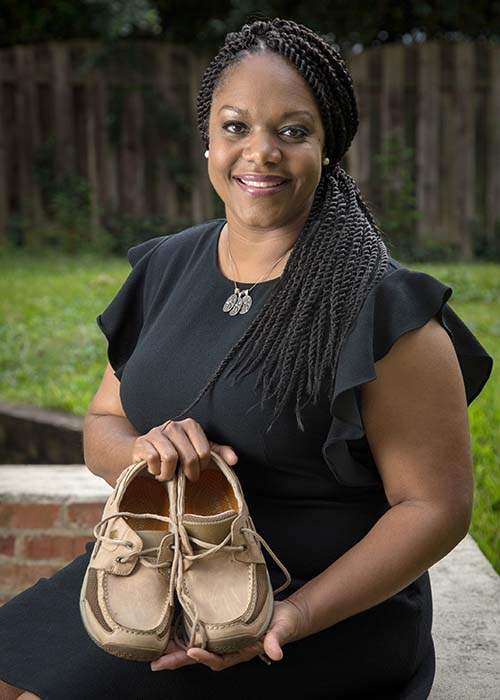 Buying and sizing shoes were something of a ritual for Nicki’s father, who always insisted his children wear good quality shoes.