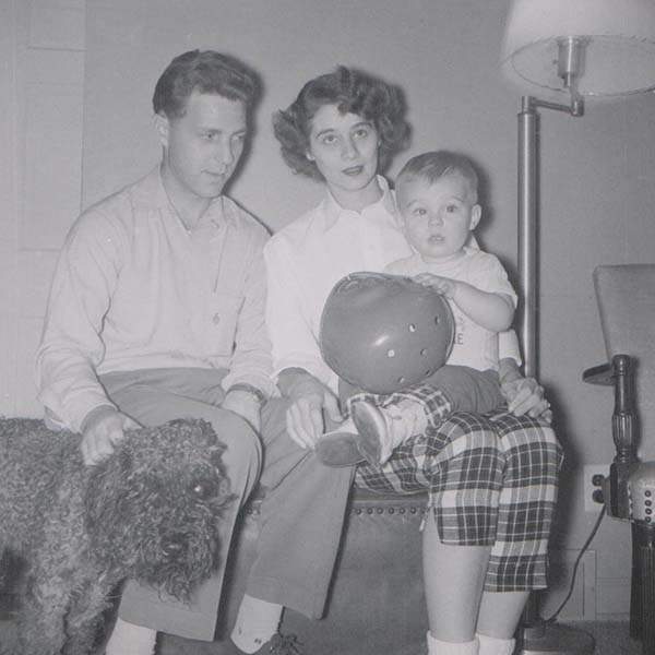 Randy with his parents, Vera and Tom Gardiner, before the split. Contributed photo