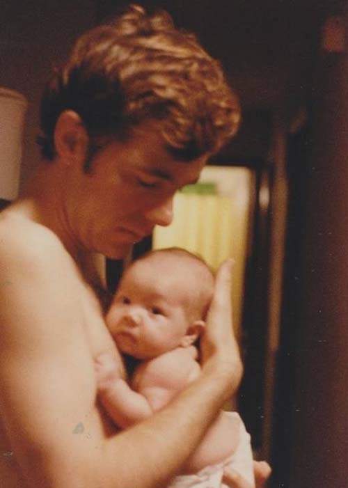 Randy with his firstborn, Miranda. Contributed photo