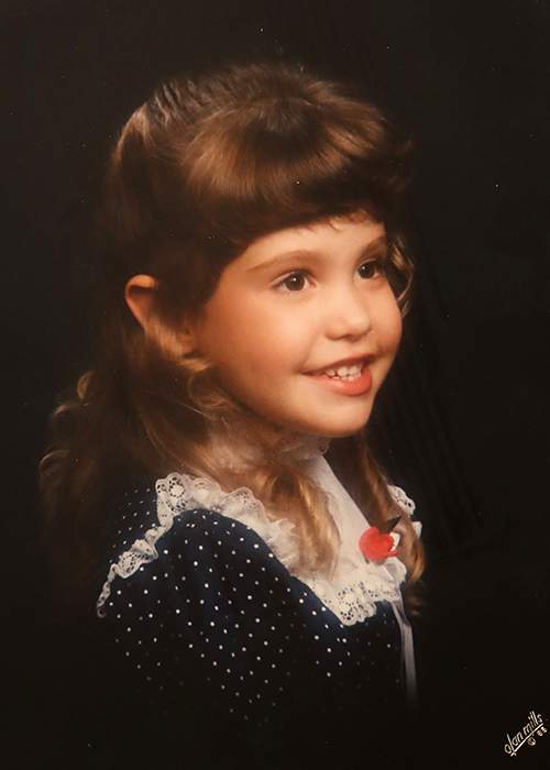 Stephanie Futrell at age 4. Her mother remembers her as a practical joker, a poet and a big-hearted woman. (Family photo)