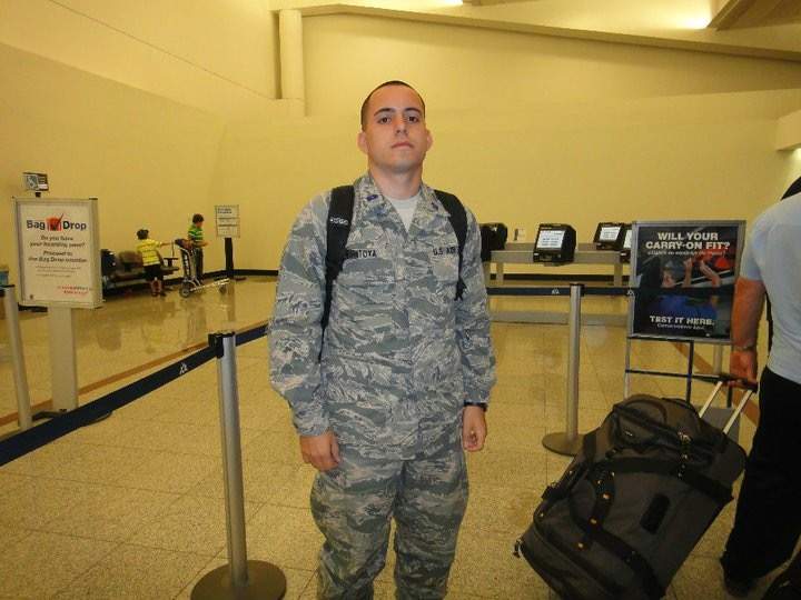 Ignacio Montoya in uniform before his accident. \/ Photo provided by Ignacio Montoya