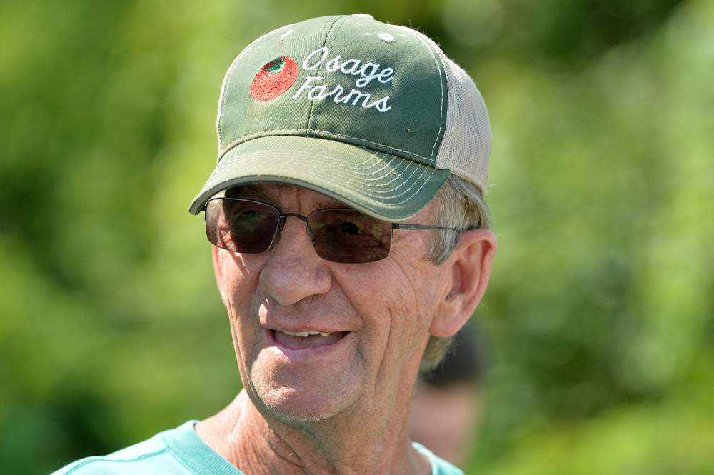 Ricky James owns Osage Farms in Dillard.  The farm grows a variety of produce to sell  around the country and locally in their produce stand.Photo: Brant Sanderlin \/ bsanderlin@ajc.com