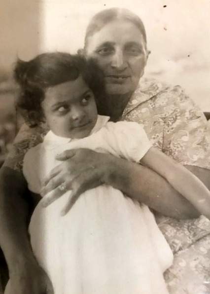 Gulshan with her beloved grandmother, Rehmat. Contributed photo