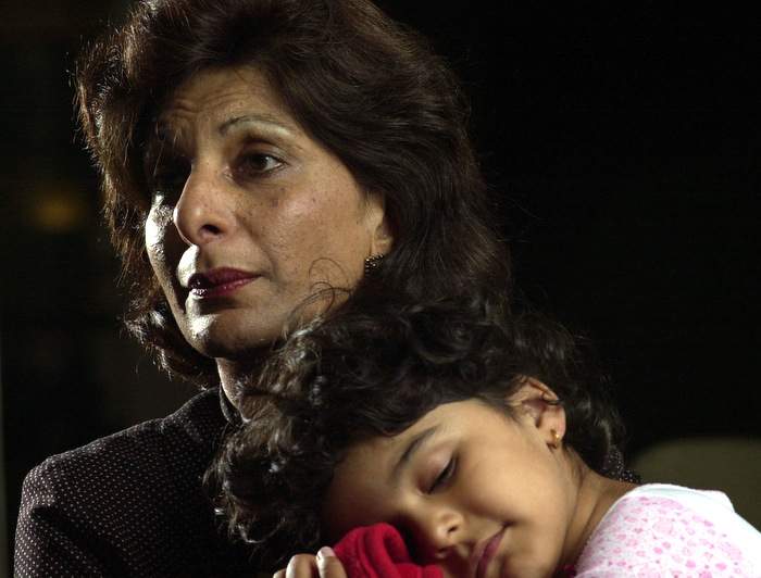 Gulshan in 2000 with her 4-year-old daughter Shahla Delawalla. Ben Gray\/AJC