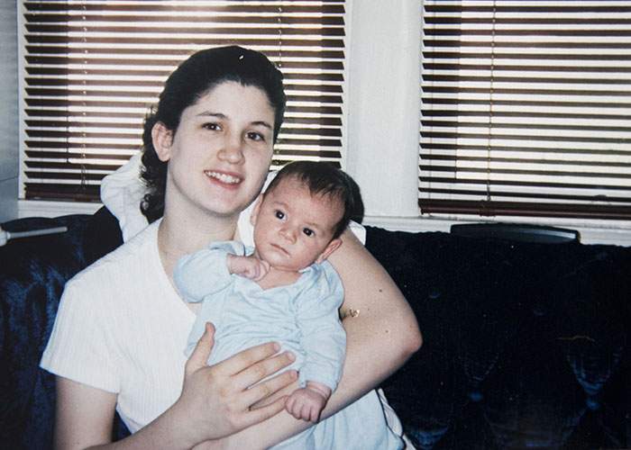 Rebekah was 17 when she had Oscar. Contributed photo