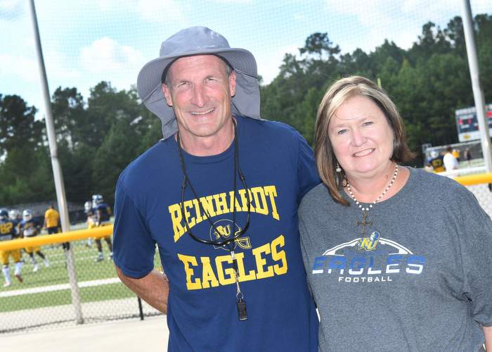 “These kids will tell her things they won’t tell anybody else,” Tommy says about his wife, Stephanie. “That’s truly her gift, and I’m so proud of how far she has come.” Photo by Rebecca Breyer