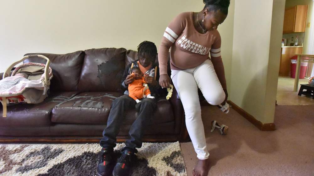 Chartisia Griffin has warned her son Jeremy that the world expects him to fail, but that he doesn't have to follow the script. (Hyosub Shin \/ hshin@ajc.com)