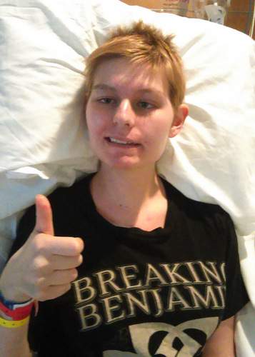 Abigail maintained a positive attitude throughout her treatments. Contributed photo