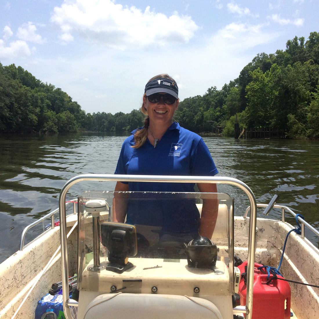 Tonya Bonitatibus is the of the Savannah Riverkeeper and an Augusta native who has waged a social media-friendly campaign against the proposed Palmetto Pipeline. Photo by Greg Bluestein/gbluestein.com