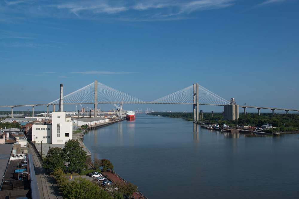 <p class="MsoNormal"><i><span style="line-height: 20.7999992370605px;">The Talmadge Bridge in Savannah </span><span style="line-height: 20.7999992370605px;">(Photo by John Carrington)</span></i></p> <p class="MsoNormal"><i><span style="line-height: 20.7999992370605px;">The Talmadge Bridge in Savannah </span><span style="line-height: 20.7999992370605px;">(Photo by John Carrington)</span></i></p>