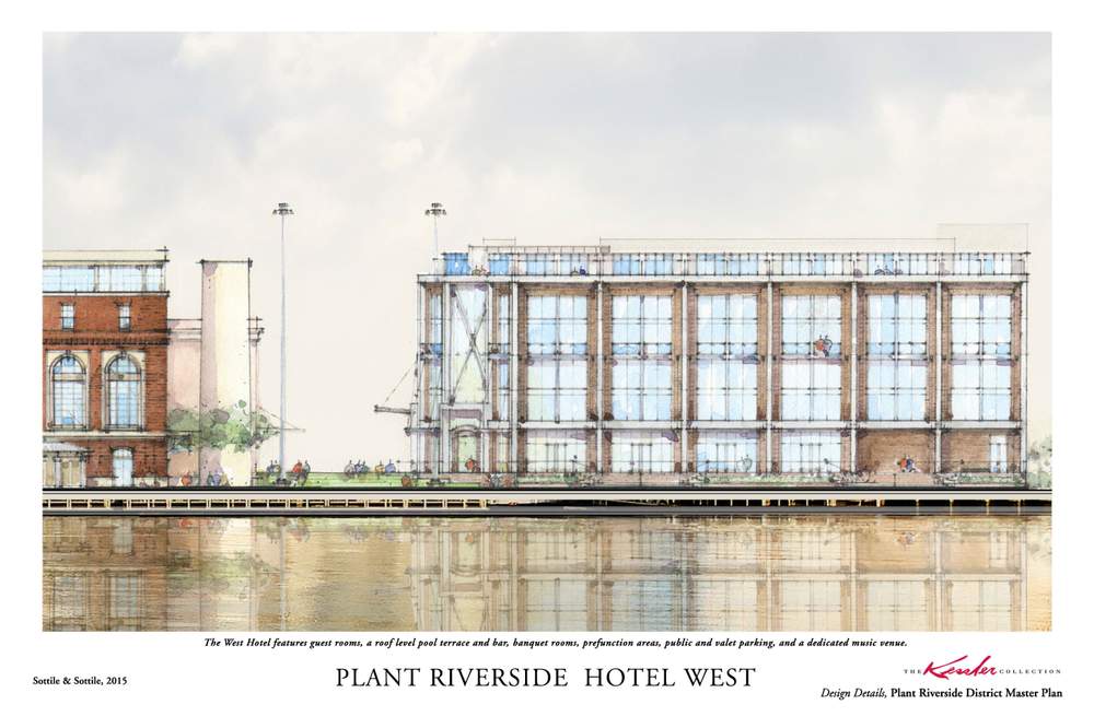 Architectural renderings of the Riverside development in Savannah