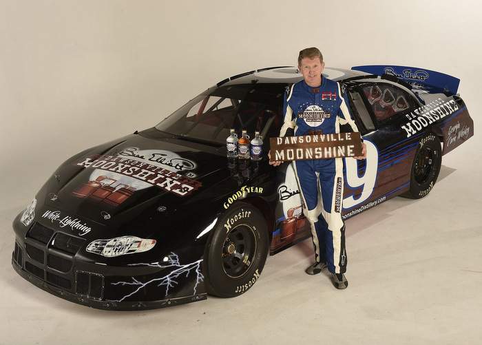 NASCAR racing legend Bill Elliott lends his name to various whiskeys made with Georgia corn at Dawsonville Moonshine Distillery. CONTRIBUTED