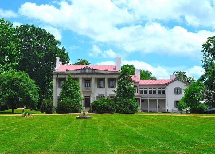 The Belle Meade Plantation in Nashville is the former home of 19th-century thoroughbred horse breeders. Courtesy of Visit Music City