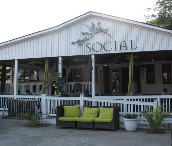 Tybee Island Social Club, one of Kurtis Schumm's three restaurants on Tybee Island. Photo: Suzanne Van Atten