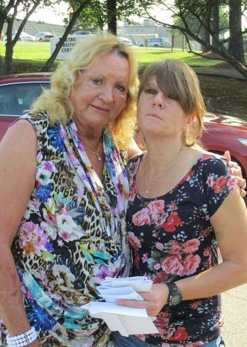 Sherron (left) was reunited with her daughter Leslie after she was released from prison in June 2015. Joshua Sharpe \/ joshua.sharpe@ajc.com