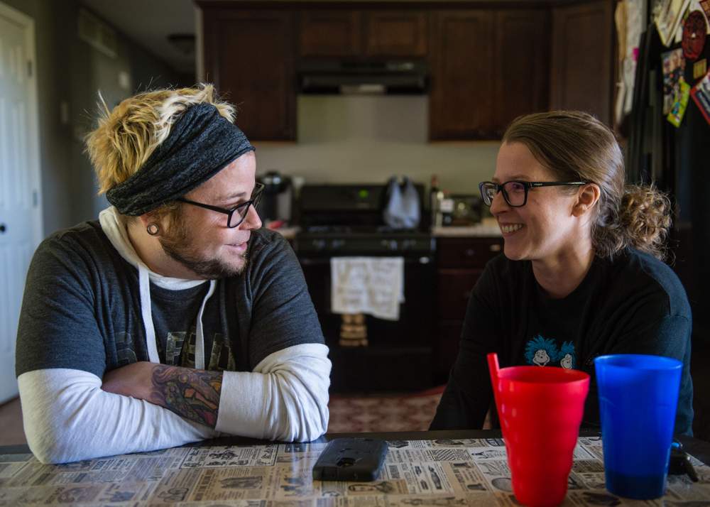 Before he met his wife, Amy, Vince was lonely and depressed, trying to care for Albert alone. 