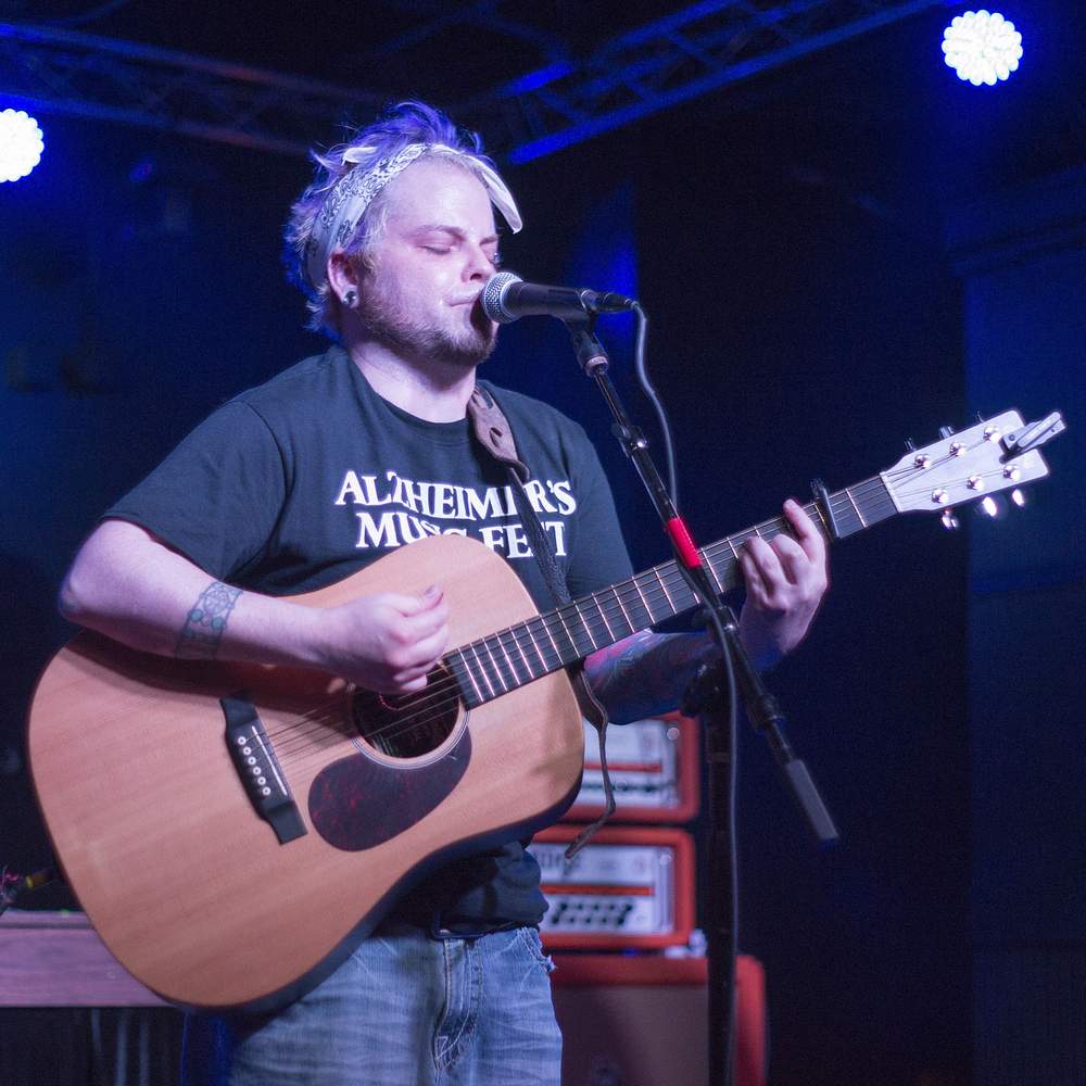 Vince started the annual Alzheimer’s Music Festival to raise money to help family caregivers. The next one is Sept. 17 at Red Clay Music Foundry in Duluth. Contributed by Lou Raimondi