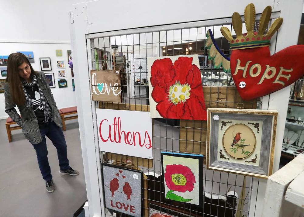 Page at the Hip Vintage &amp;amp; Homemade in Athens.