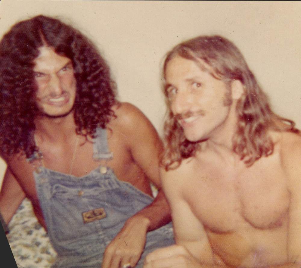 Albert Low (left) and Daniel from their traveling days in the early ’70s. Contributed photo