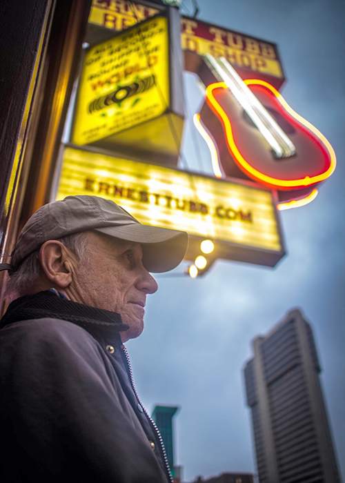 At age 64, Daniel went to Nashville to record his first recored, “Sweet Lovin’ Music.” Contributed