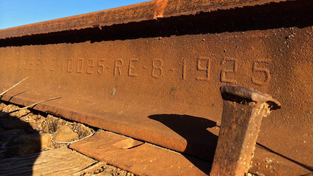 Abandoned railroad track near Hill Street S.E. Photo: Ben Gray
