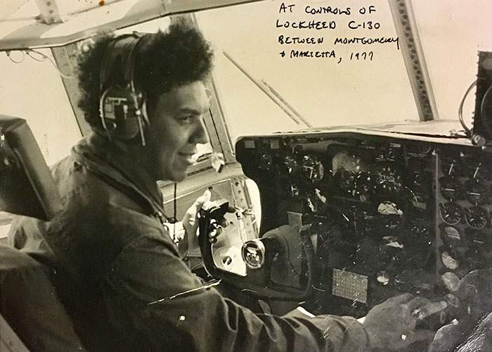 Julius Alexander in the C-130 during his time at Lockheed Martin. Contributed photo
